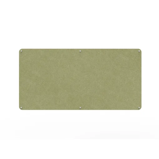 Acouline frameless acoustic pinboard, 1800mm W x 900mm H, Fern