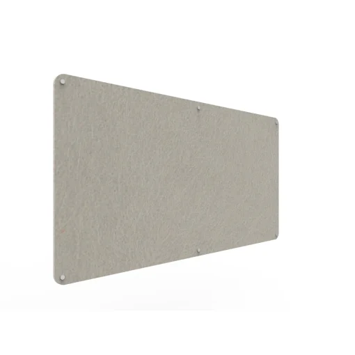 Acouline frameless acoustic pinboard, 1800mm W x 900mm H, Mist