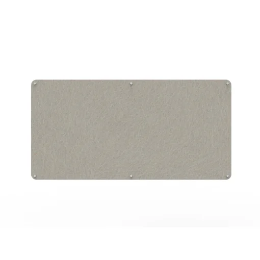 Acouline frameless acoustic pinboard, 1800mm W x 900mm H, Mist