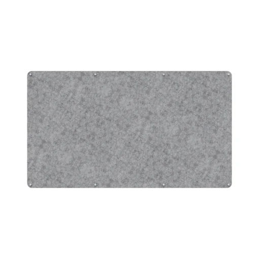 Acouline frameless acoustic pinboard, 2100mm W x 1200mm H, Flint
