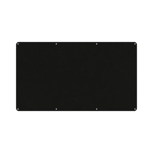 Acouline frameless acoustic pinboard, 2100mm W x 1200mm H, Coal