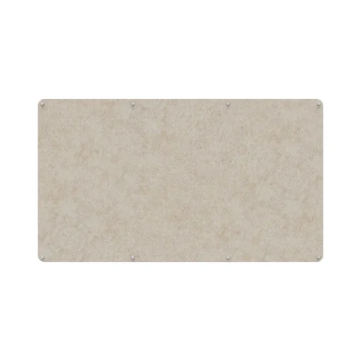 Acouline frameless acoustic pinboard, 2100mm W x 1200mm H, Truffle