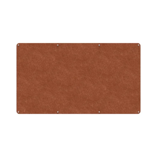 Acouline frameless acoustic pinboard, 2100mm W x 1200mm H, Ember