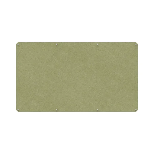 Acouline frameless acoustic pinboard, 2100mm W x 1200mm H, Fern