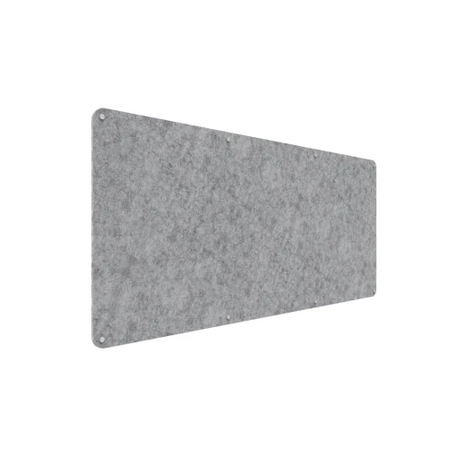 Acouline frameless acoustic pinboard, 2100mm W x 900mm H, Flint