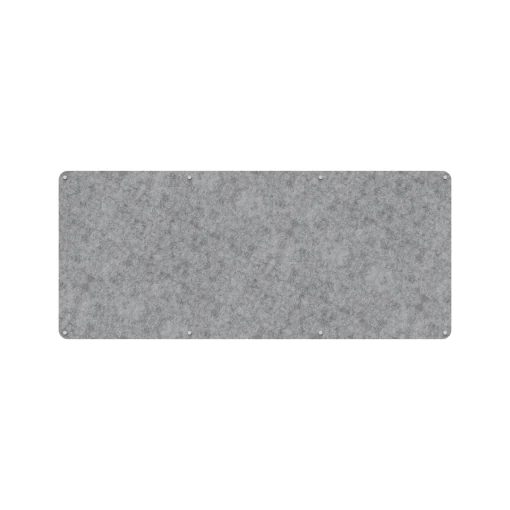 Acouline frameless acoustic pinboard, 2100mm W x 900mm H, Flint