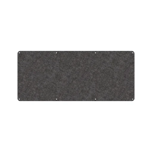 Acouline frameless acoustic pinboard, 2100mm W x 900mm H, Char