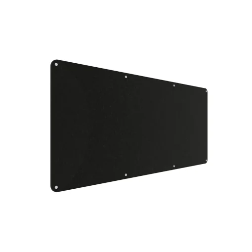 Acouline frameless acoustic pinboard, 2100mm W x 900mm H, Coal