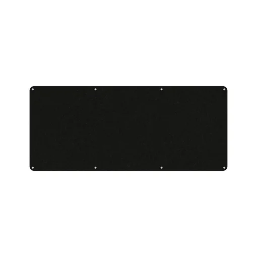Acouline frameless acoustic pinboard, 2100mm W x 900mm H, Coal