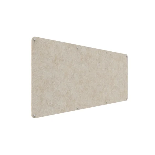 Acouline frameless acoustic pinboard, 2100mm W x 900mm H, Truffle