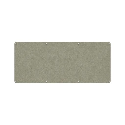 Acouline frameless acoustic pinboard, 2100mm W x 900mm H, Moss