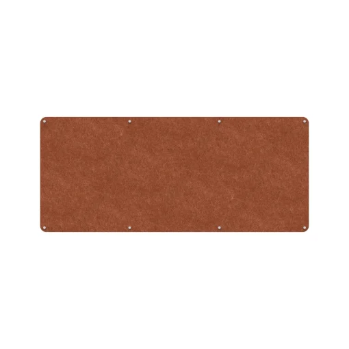 Acouline frameless acoustic pinboard, 2100mm W x 900mm H, Ember