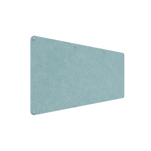 Acouline frameless acoustic pinboard, 2100mm W x 900mm H, Stream