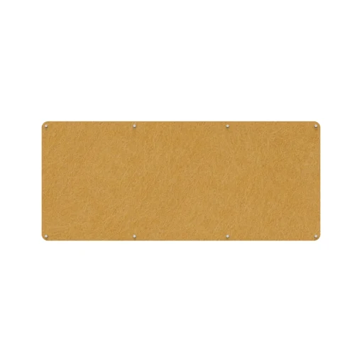 Acouline frameless acoustic pinboard, 2100mm W x 900mm H, Reed