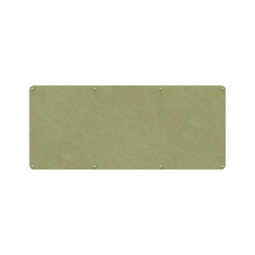 Acouline frameless acoustic pinboard, 2100mm W x 900mm H, Fern