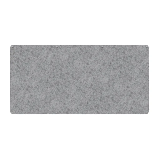 Acouline frameless acoustic pinboard, 2400mm W x 1200mm H, Flint