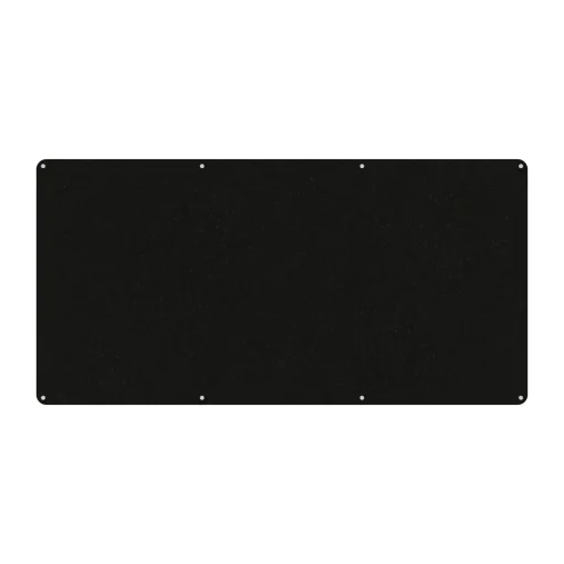 Acouline frameless acoustic pinboard, 2400mm W x 1200mm H, Coal