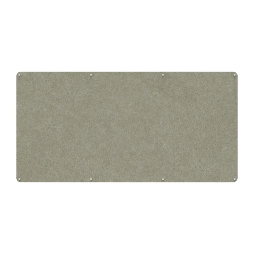 Acouline frameless acoustic pinboard, 2400mm W x 1200mm H, Moss