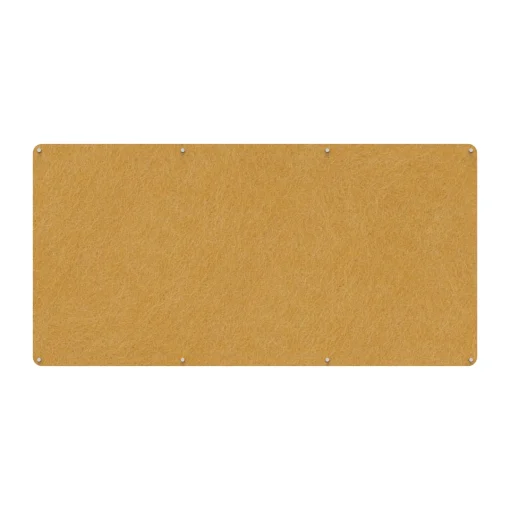 Acouline frameless acoustic pinboard, 2400mm W x 1200mm H, Reed
