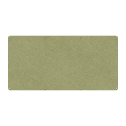 Acouline frameless acoustic pinboard, 2400mm W x 1200mm H, Fern