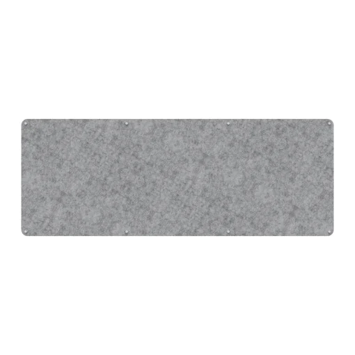 Acouline frameless acoustic pinboard, 2400mm W x 900mm H, Flint