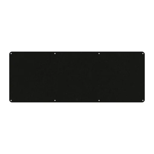 Acouline frameless acoustic pinboard, 2400mm W x 900mm H, Coal