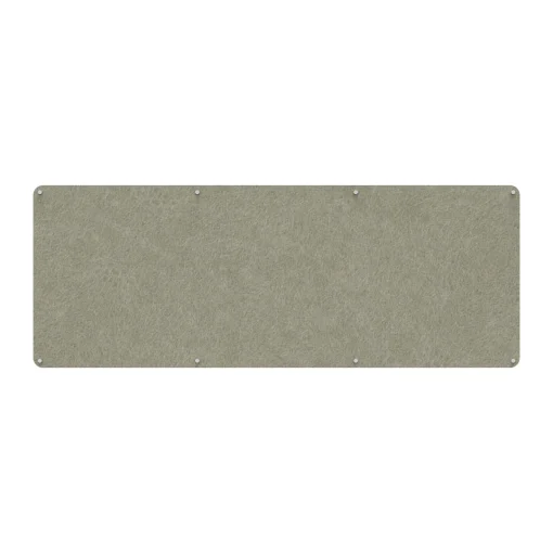 Acouline frameless acoustic pinboard, 2400mm W x 900mm H, Moss