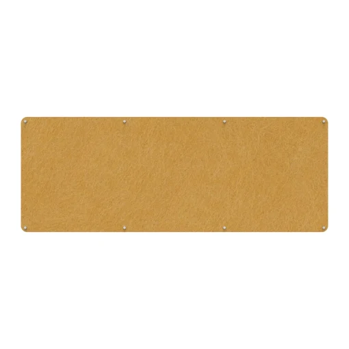 Acouline frameless acoustic pinboard, 2400mm W x 900mm H, Reed