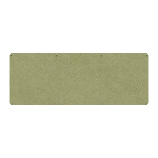 Acouline frameless acoustic pinboard, 2400mm W x 900mm H, Fern