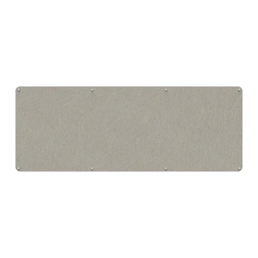 Acouline frameless acoustic pinboard, 2400mm W x 900mm H, Mist