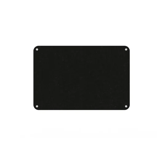 Acouline frameless acoustic pinboard, 900mm W x 600mm H, Coal