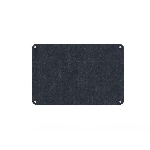 Acouline frameless acoustic pinboard, 900mm W x 600mm H, Lake