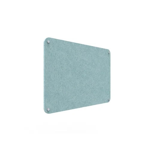 Acouline frameless acoustic pinboard, 900mm W x 600mm H, Stream