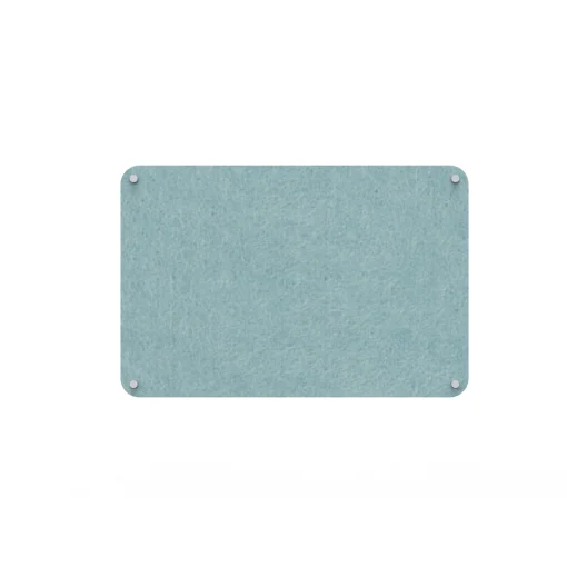 Acouline frameless acoustic pinboard, 900mm W x 600mm H, Stream