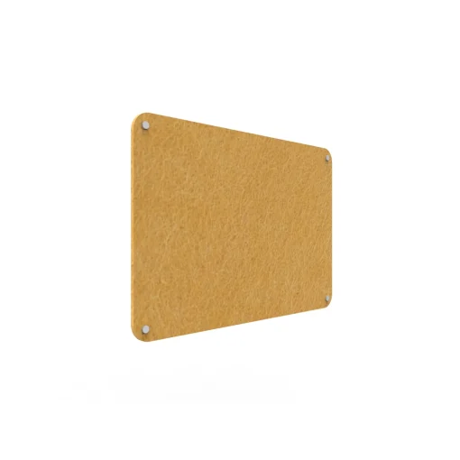 Acouline frameless acoustic pinboard, 900mm W x 600mm H, Reed
