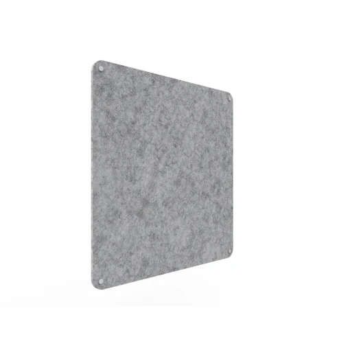 Acouline frameless acoustic pinboard, 900mm W x 900mm H, Flint