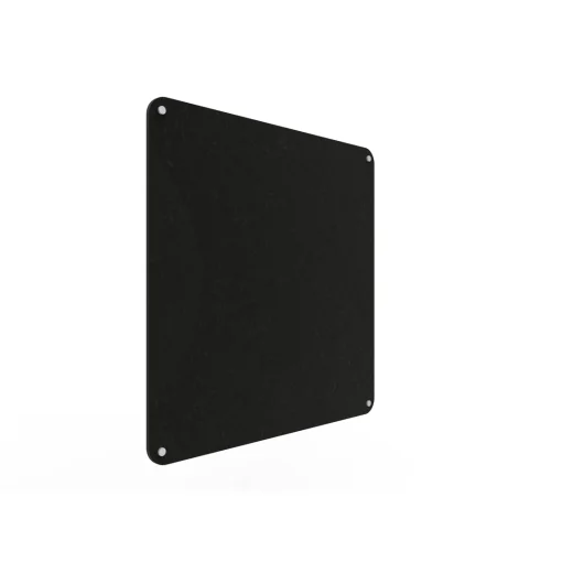 Acouline frameless acoustic pinboard, 900mm W x 900mm H, Coal