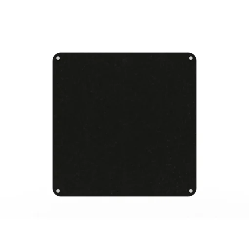 Acouline frameless acoustic pinboard, 900mm W x 900mm H, Coal