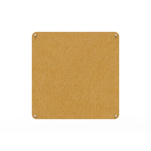 Acouline frameless acoustic pinboard, 900mm W x 900mm H, Reed