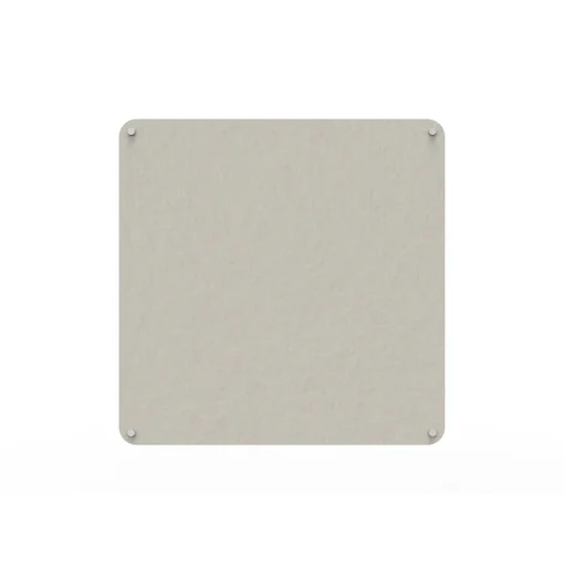 Acouline frameless acoustic pinboard, 900mm W x 900mm H, Frost