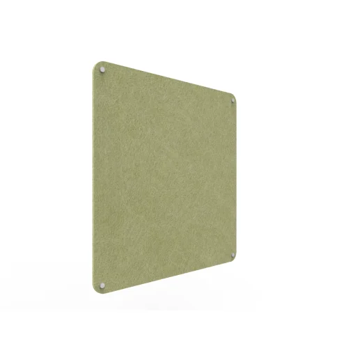 Acouline frameless acoustic pinboard, 900mm W x 900mm H, Fern
