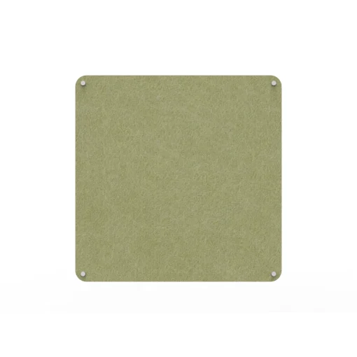 Acouline frameless acoustic pinboard, 900mm W x 900mm H, Fern