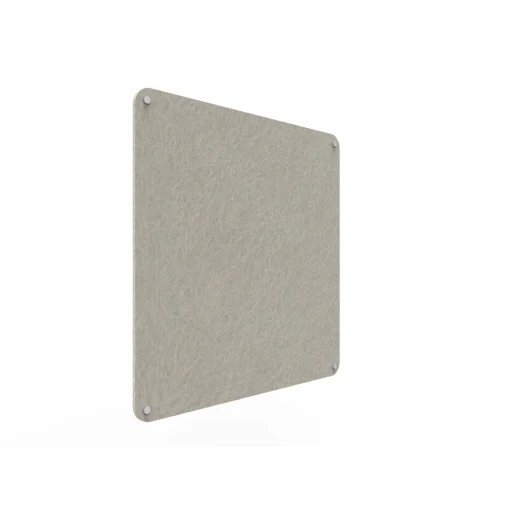 Acouline frameless acoustic pinboard, 900mm W x 900mm H, Mist